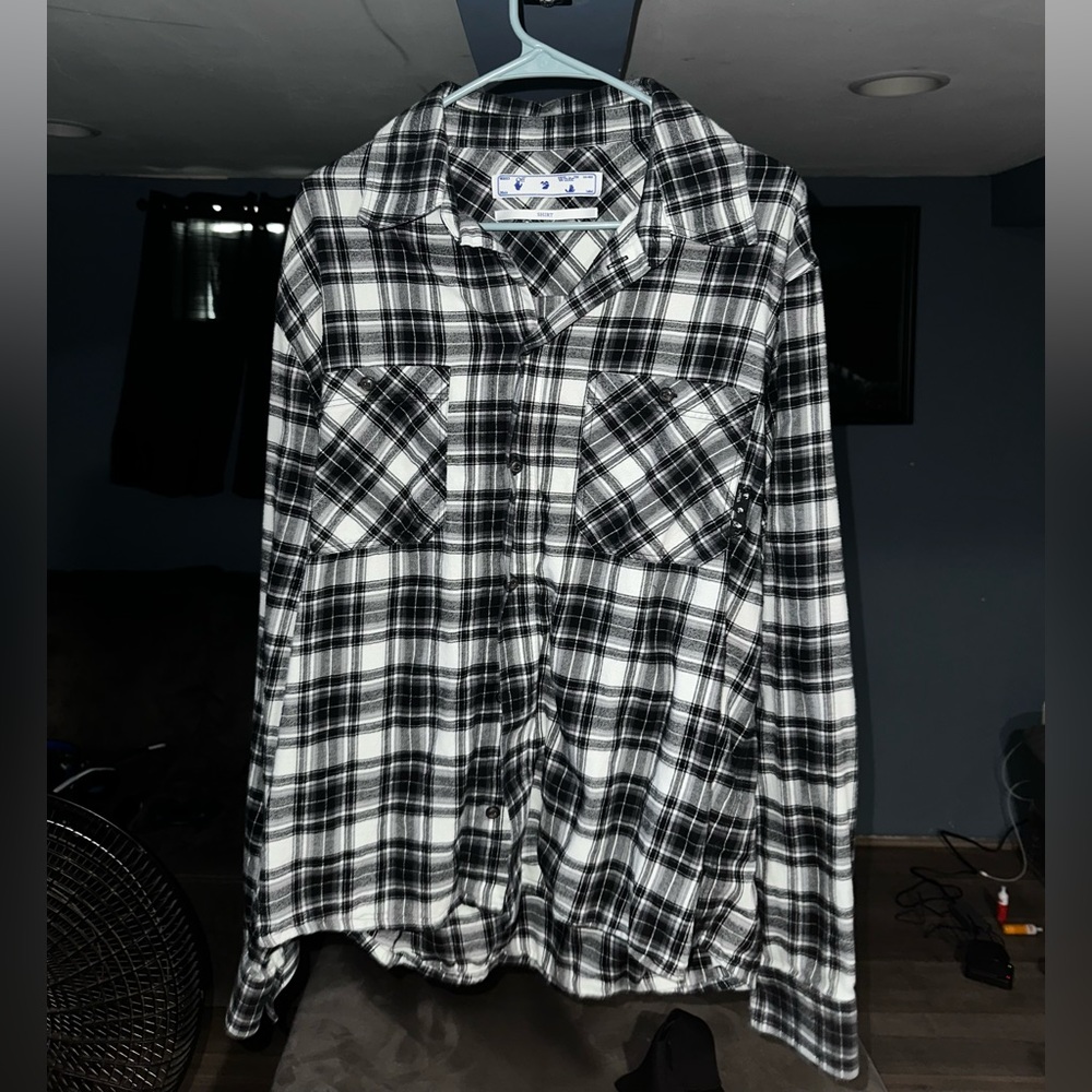 Off white flannel